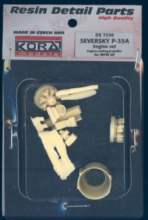 Kora Models 1 72 Seversky P 35A Resin Engine Set