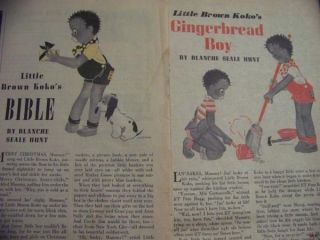 Little Brown Koko Newspaper Strips 1940s Lot