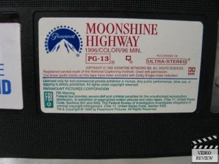 Moonshine Highway VHS Kyle MacLachlan Randy Quaid