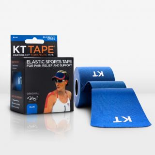 KT Tape Original Precut 20 Strip Roll Blue Kinesiology Tape