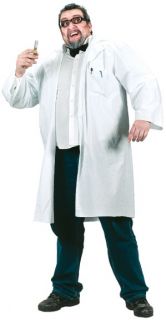 Mad Scientist Plus Size Adult Costume includes Lab Coat only. Lab coat