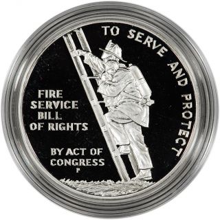 US Ben Franklin Firefighters Silver Medal