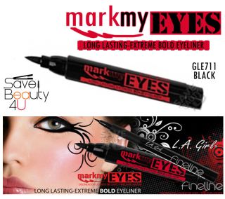 Girls Mark My Eyes Liquid Eyeliner Pen Long Lasting Bold Black