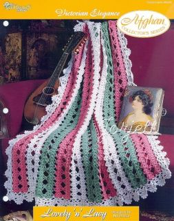Lovely N Lacy Afghan Victorian Elegance Crochet Pattern