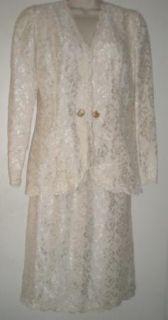Yvonne Lafleur New Orleans Lace Suit 6 Jacket Top Skirt Occasion
