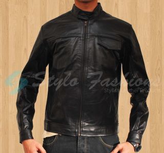 Transformers 3 Shia LaBeouf Black Sheepskin Leather Jacket