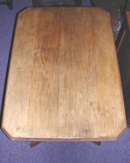 RARE C 1870 Victorian Pine Parlor Table