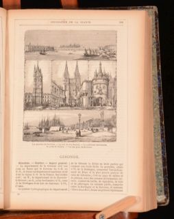ILLUSTREE de La France Et de Ses Colonies Jules Verne Lavallee