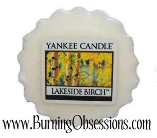 Lot of Six 6 Yankee Candle Lakeside Birch Tart