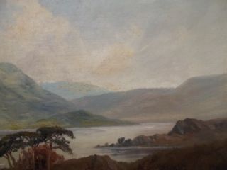 Buttermere Lake Fine Oil Painting by William Lakin Turner