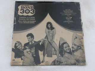 Bond 303 R D Burman LP Record Bollywood India Hear RARE 838 Music ECL