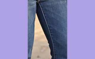 DARK BLUE Boot cut jeans from LA IDOL JEANS