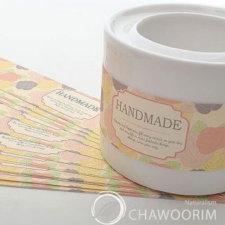 Elegance Rose Pattern Handmade Gift Labels For Soap,Baking,Candle