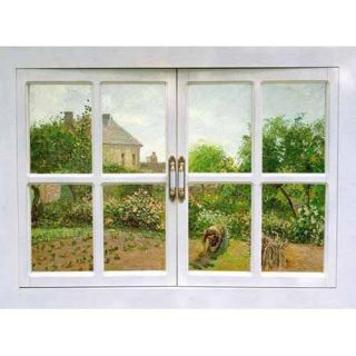 Landscape Window Adhesive Removable Wall Decor Accents Mural Fabric