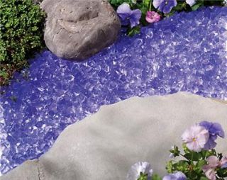Lavender Colored Garden Glow Stones New 1 75 Pounds