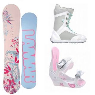 Lamar Merlot 154 Womens Snowboard 5150 Empress Bindings DC Karma Boots