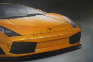 Lamborghini Gallardo GT3 Car Poster Canvas Oil Painting