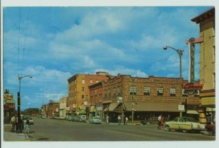 061410 US Highway 30 Main Street Laramie WY Postcard 1950S
