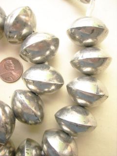 African Beads Large Nickel Silver Beads