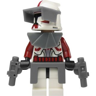 LEGO Star Wars Figur Commander Fox aus 7681 mit komplettem Zubehor RAR
