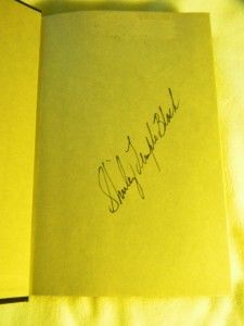 Shirley Temple Signed 1st 1st Child Star Autobiography