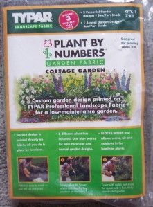 Typar Landscape Fabric Plant by Number Cottage Garden