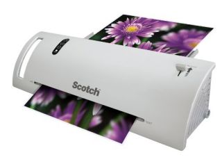 Scotch Thermal Laminator Combo Pack Includes 20 Letter Size Laminating
