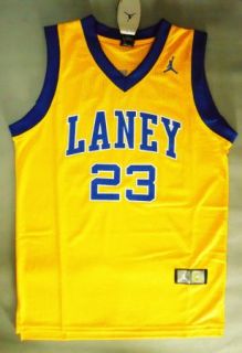New Michael Jordan Laney High School Yellow Jersey