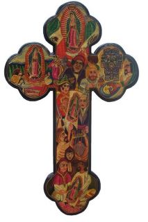 Big Straw Mosaic Cross by Guillermo Olay Gmomfa