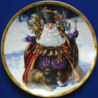 Bearing Wondrous Gifts by Lynn Bywaters Plate The Magic of Christmas
