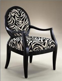Lansing Accent Chair with Zebra Print 121 01
