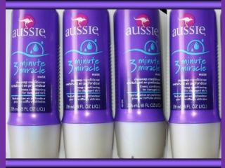 Lot of 4 Aussie 3 Minute Miracle Conditioner Moist Deep 236 ml 8fl oz