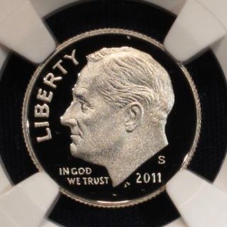 2011 s 10c Clad Roosevelt Dime NGC PF 70 Ultra Cameo Early Releases