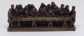 Our Lords Last Supper Statue Museum Da Vinci Reproduction Jesus