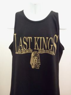 Last Kings Tank Top Shirt Tyga Lil Wayne YMCMB Rap Hip Hop Size SM Med