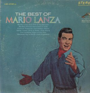 LP Mario Lanza The Best of Mario Lanza RCA Victor