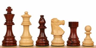 French Lardy Staunton Chess Set Rosewood 3 25 King
