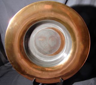 Laurie Gates Los Angeles Pottery Copper Lustre Charger