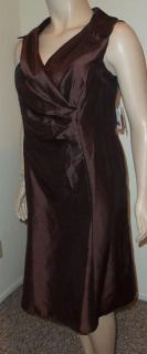 Le BOS New Brown Dress Sz 16W M1