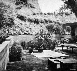 1956 Mid Century Modern Landscaping Outdoor Living Book Church Eckco