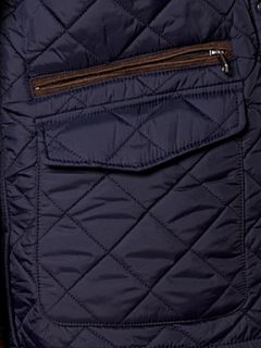 Howick Pembroke quilted jacket Navy   