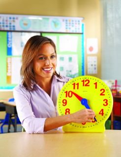Learning Resources Big Time 12 Hour Demonstration Clock