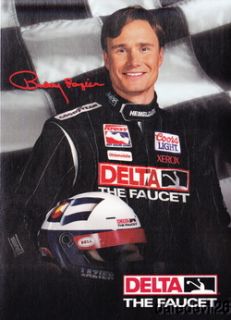 1998 Buddy Lazier Delta Faucets Oldsmobile Dallara Indy Car Postcard