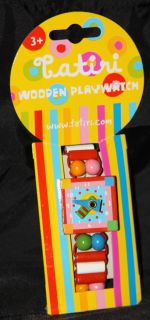 Pink Square Face Educational Play Watch Learning Time New