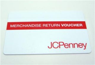 JCPenney Store $166 00 Merchandise Credit Gift Card Free Shipping