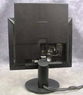 Sony Stylepro SDM S53 15 LCD Flat Panel VGA Monitor Display Black XGA