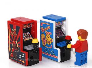 Arcade MS Brick Man Machine Combo Miniature Custom Lego City 10218
