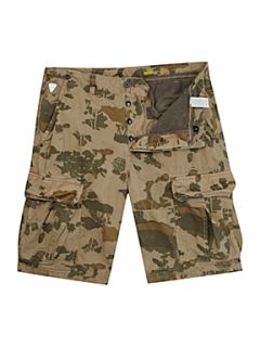 JC Rags Regular fit camo shorts Khaki   