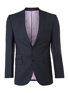 Without Prejudice Milled wool single breasted suit Navy   