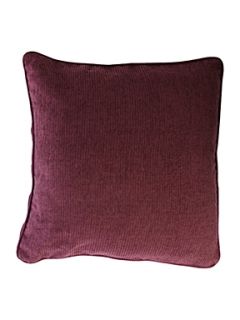 Linea Plum tweed chenille cushion   
